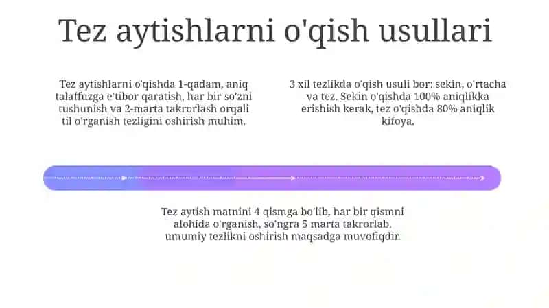 Topishmoqlarni o'qish usullari 4
