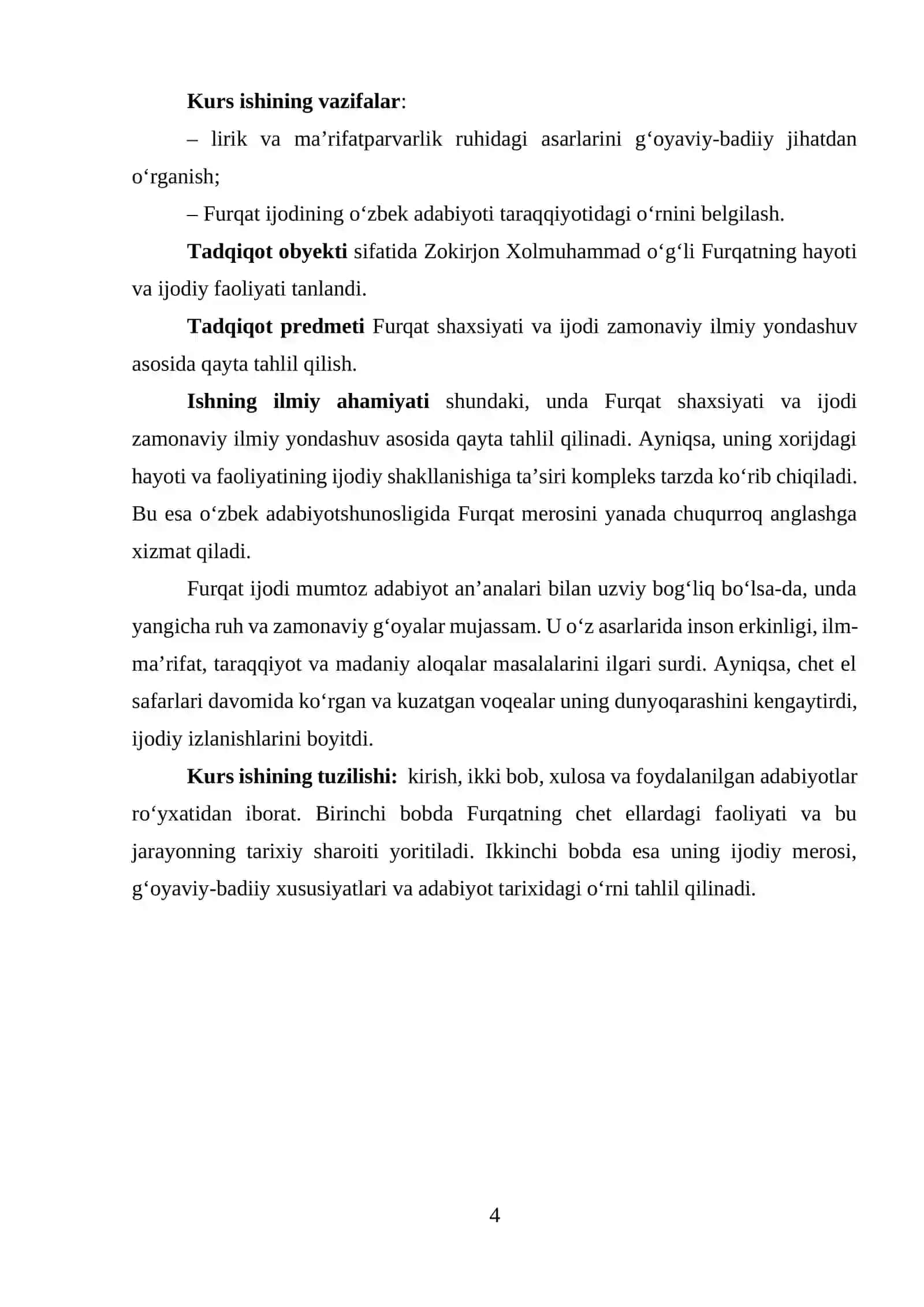 FURQAT VA JADIDCHILIK .TASAVVUF TALIMOTIGA OID QARASHLAR 4