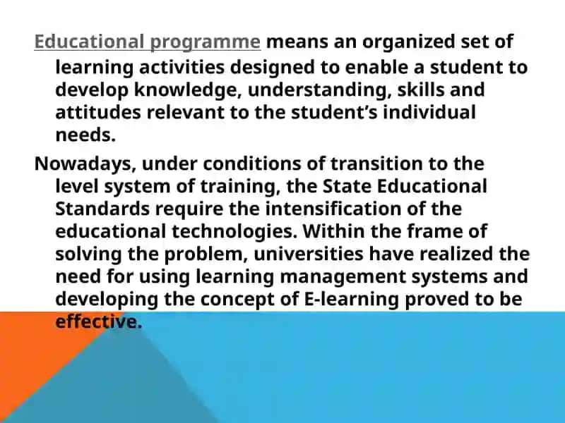 Peculiarities of educational programs in foreign languages learning 4