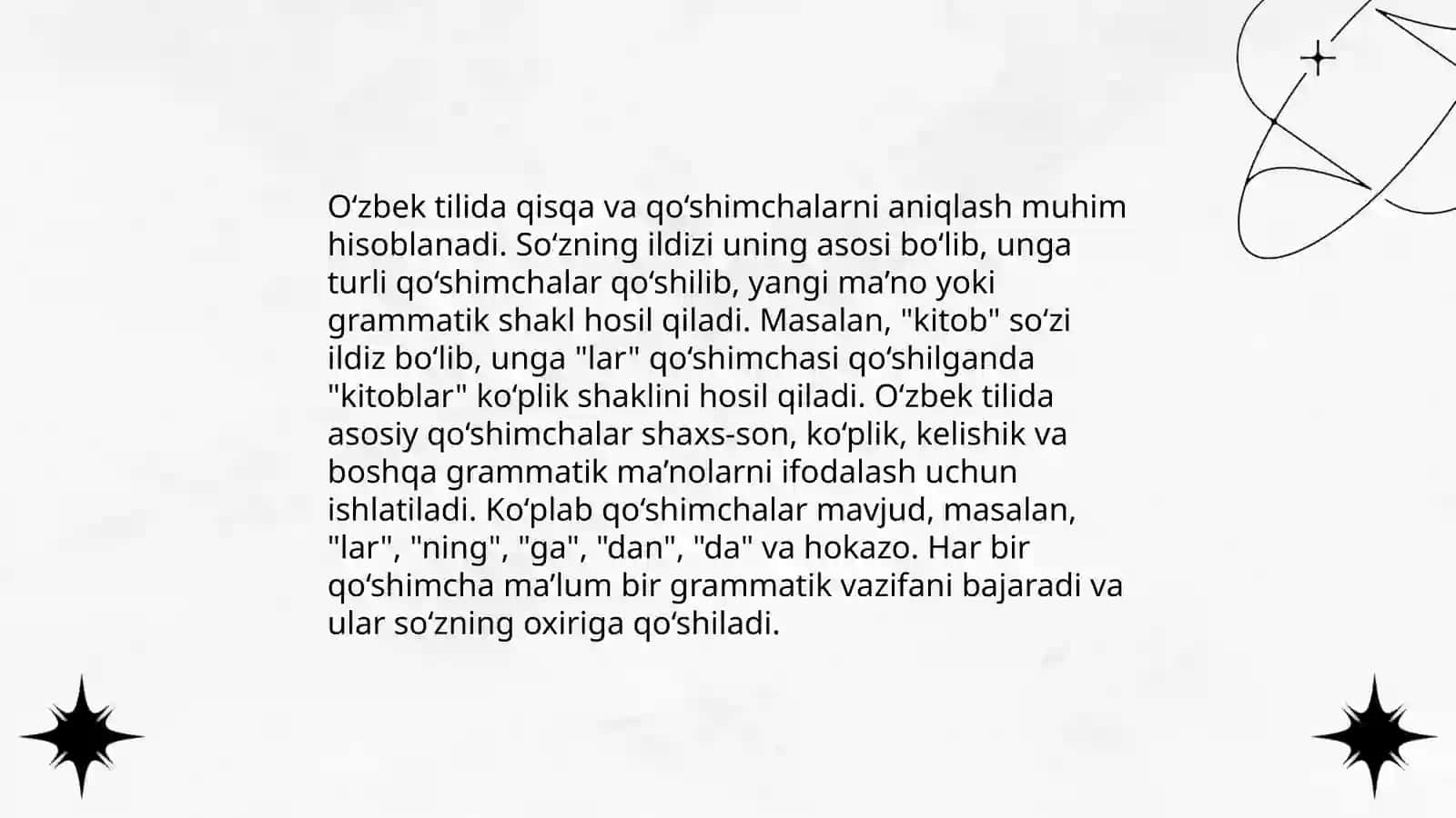 So'z tarkibini o'rganishda orfologik mashqlarni tashkil etish 4