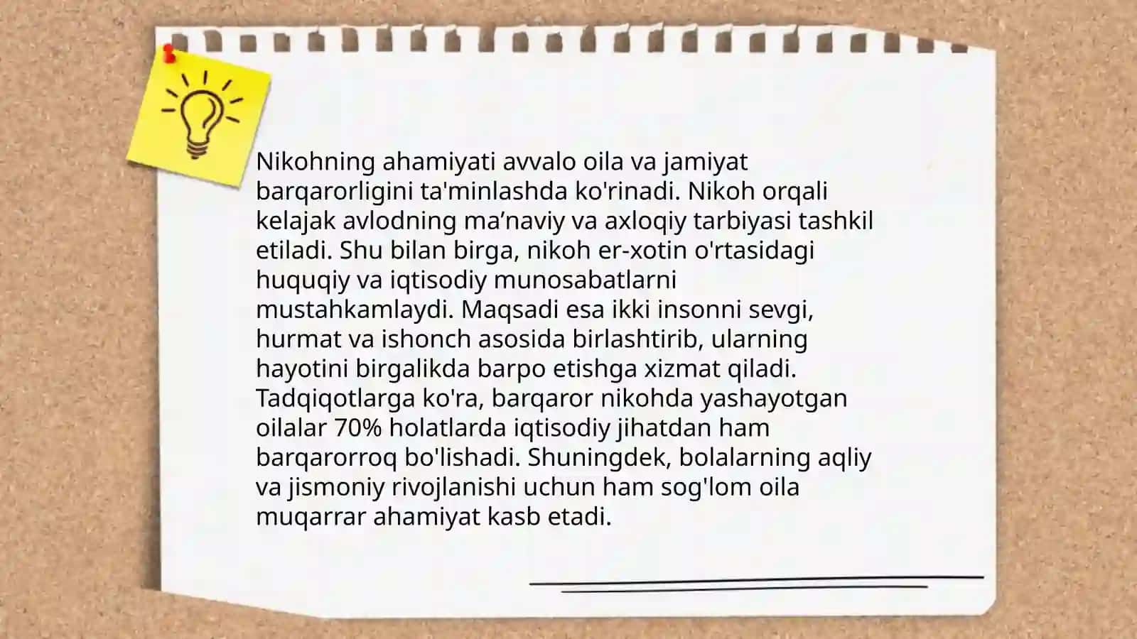 Islom huquqshunosligida oila, nikoh, taloq, idda, zihor tushunchalarini ta'riflash va taqdimot tayorlash 4