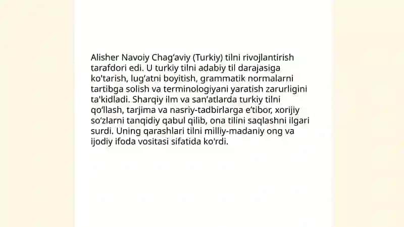 Alisher Navoiyning lingvistik qarashlari 4