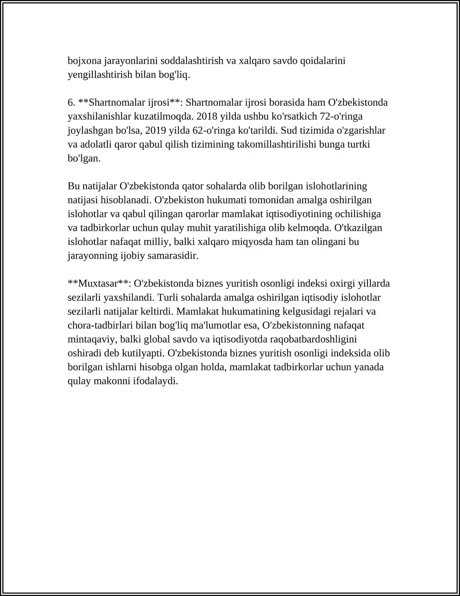 O'ZBEKISTONNING XALQARO REYTING VA INDEKSLARI 4