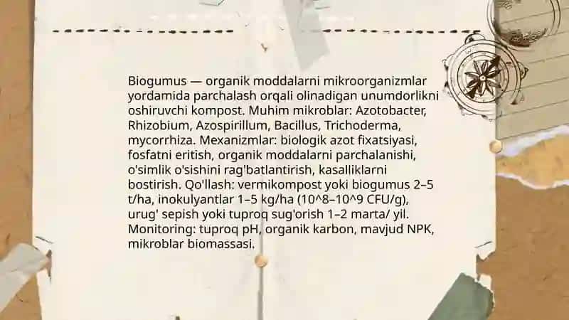 Tuproq mikrobiotexnalogiyasi 4