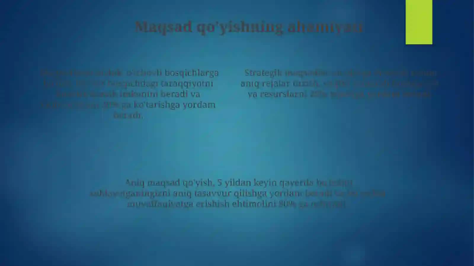 Kichik Qadamlar bilan Buyuk Safar 4