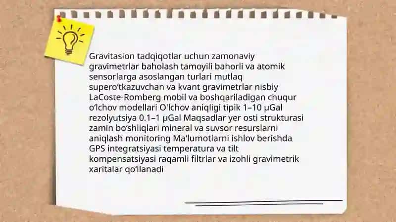 Muxandis geologik qidiruv ishlarida qoʻllaniladigan zamonaviy texnik vositalar 4