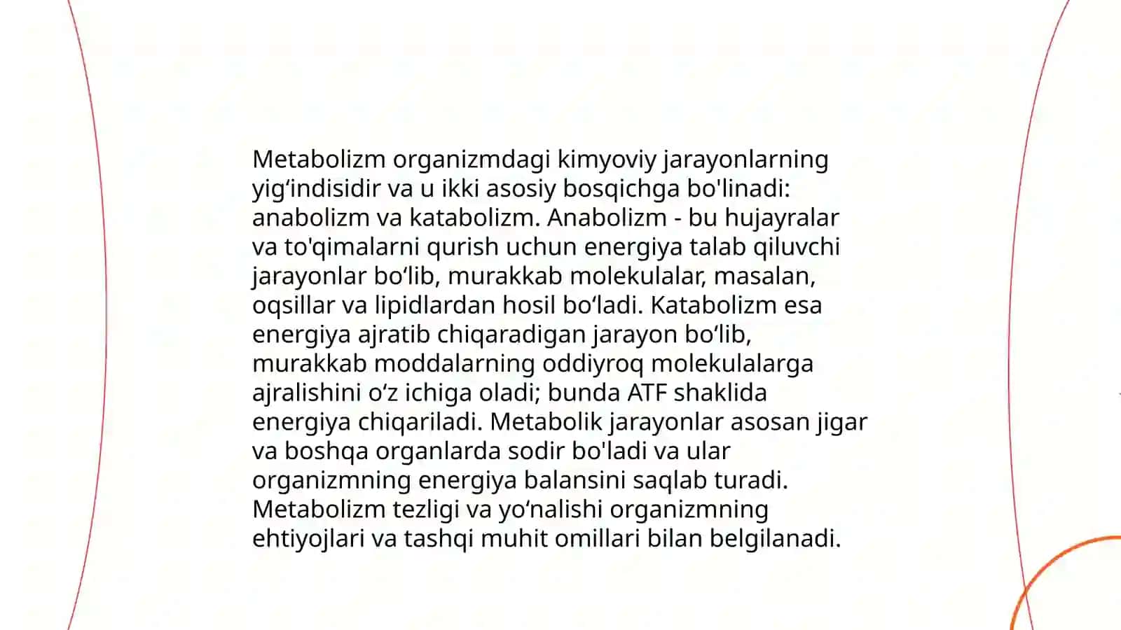 Energetik almashinuv bosqichlari 4