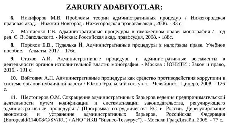 MA'MURIY PROTSEDURALAR 4