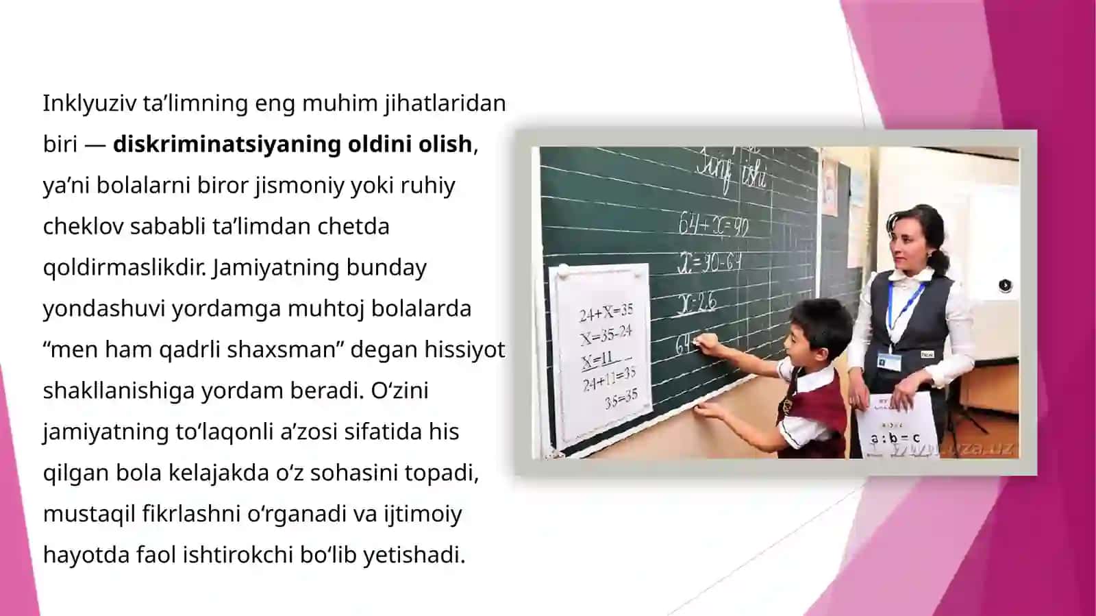 Inklyuziv ta’limning mazmuni va yordamga muhtoj bolalar uchun ahamiyati 4