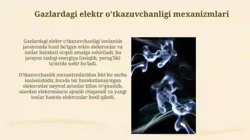 Gazlardagi elektr toki 4