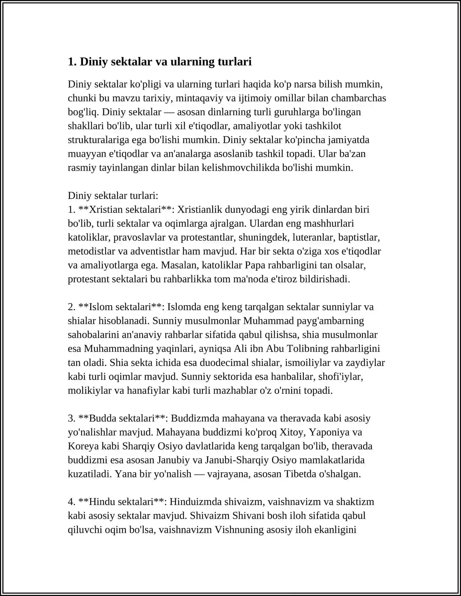 DINIY SEKTALAR VA ULAR FAOLIYATINING OQIBATLARI 4