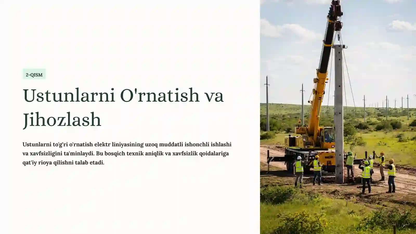 1kV Gacha Kuchlanishli Elektr Tarmoqlari: Montaj va Ishlatish 4