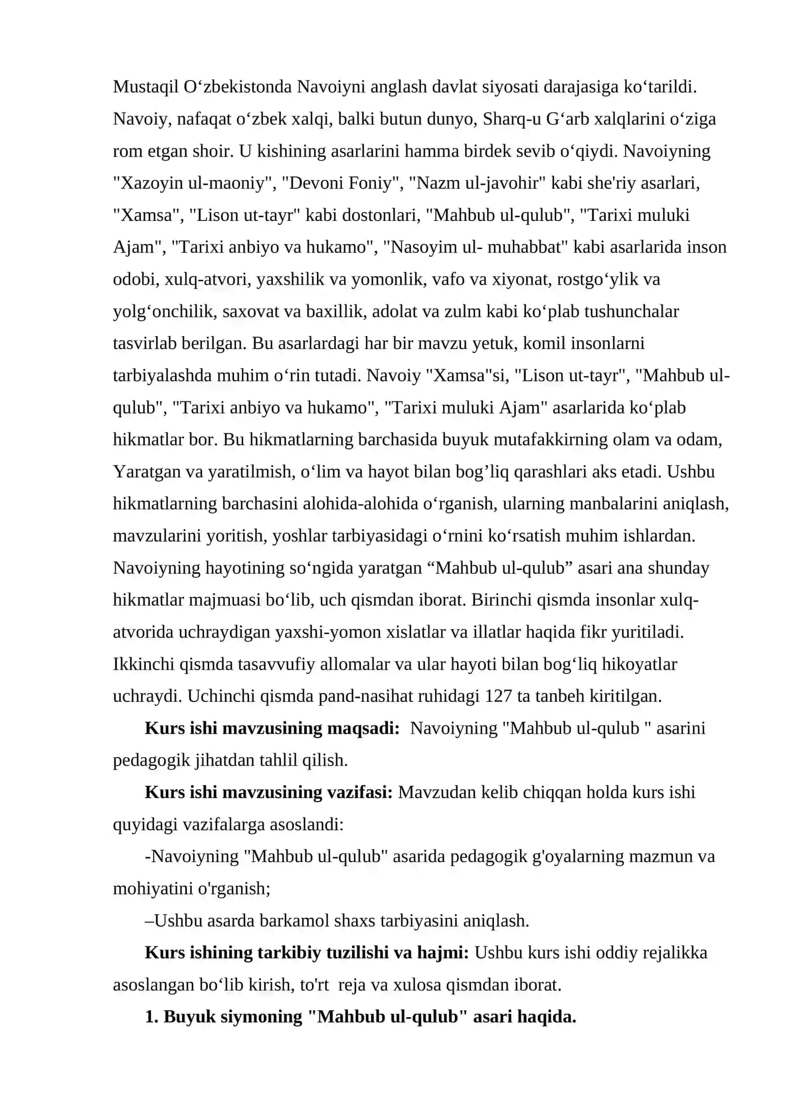 "MAHBUB UL-QULUB" ASARINING PEDAGOGIK TAHLILI 4