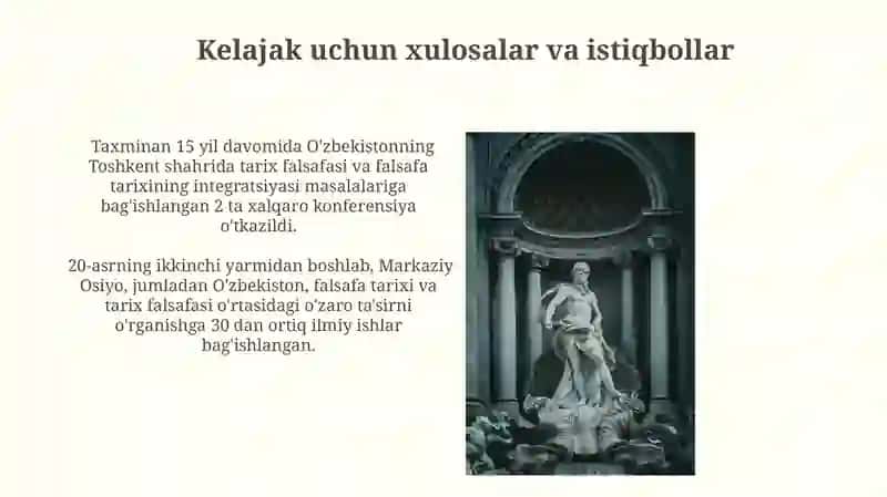 Tarix falsafasi va falsafa tarixi ug‘unligi 4