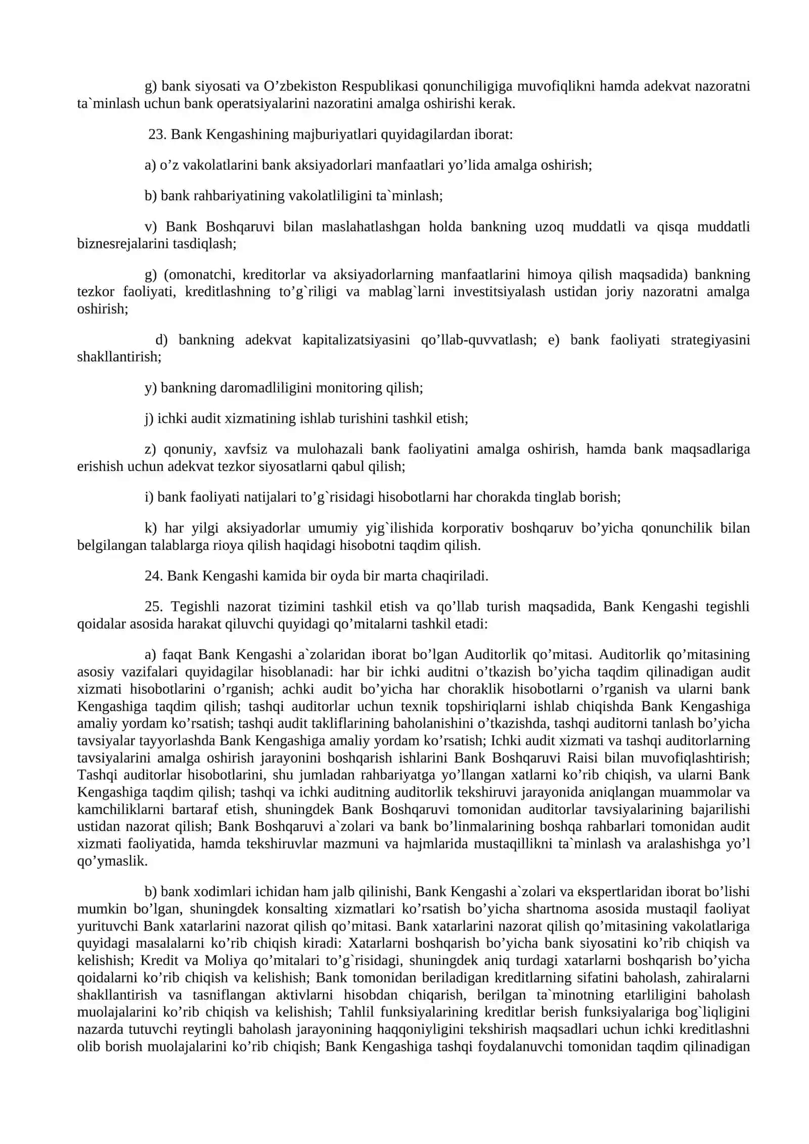 ATB “KAPITALBANK” NING KORPORATIV BOSHQARUVI 4