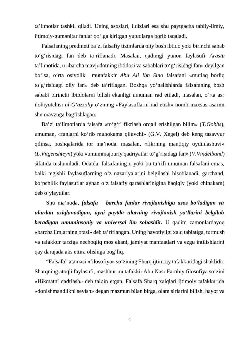 Falsafaning mohiyati va jamiyat taraqqiyotidagi roli 4