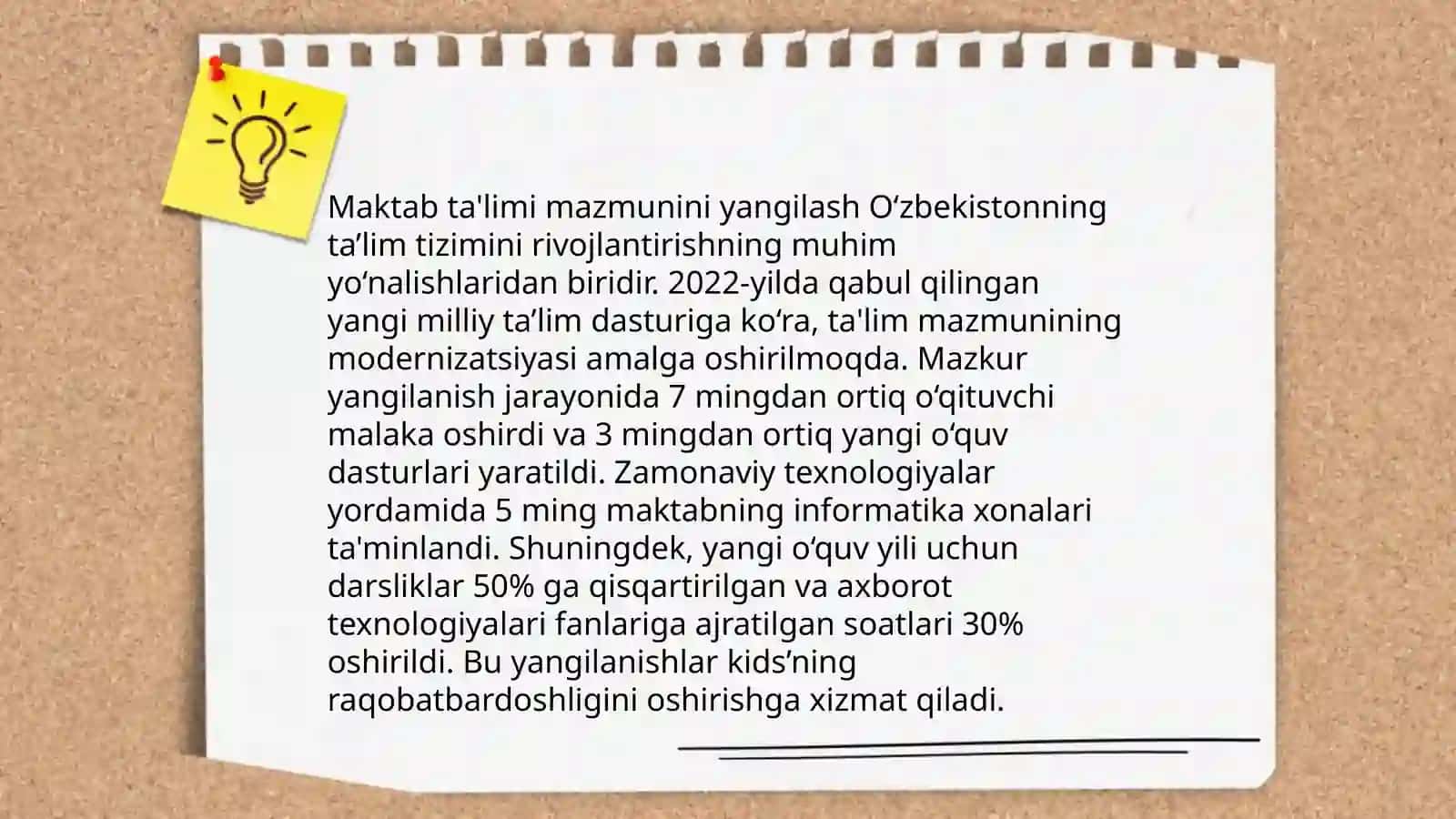 O'zbekistonda ta'lim tizim va sog'liqni saqlash sohasidagi o'zgarishlar 4