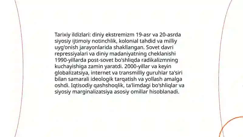Diniy ekstremizm tushunchasi 4