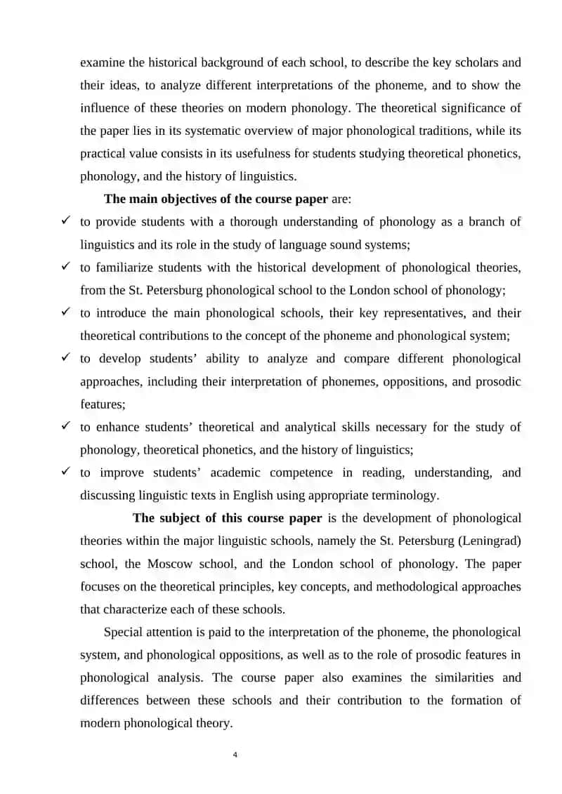 Development of phonological theories from the St Peterburg to London schools 4