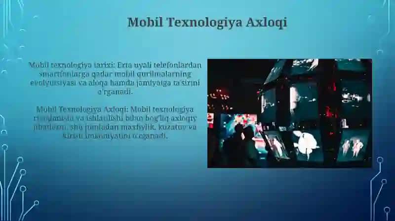 Mobil texnologiya haqida tushunchalar va kelib chiqish tarixi 4