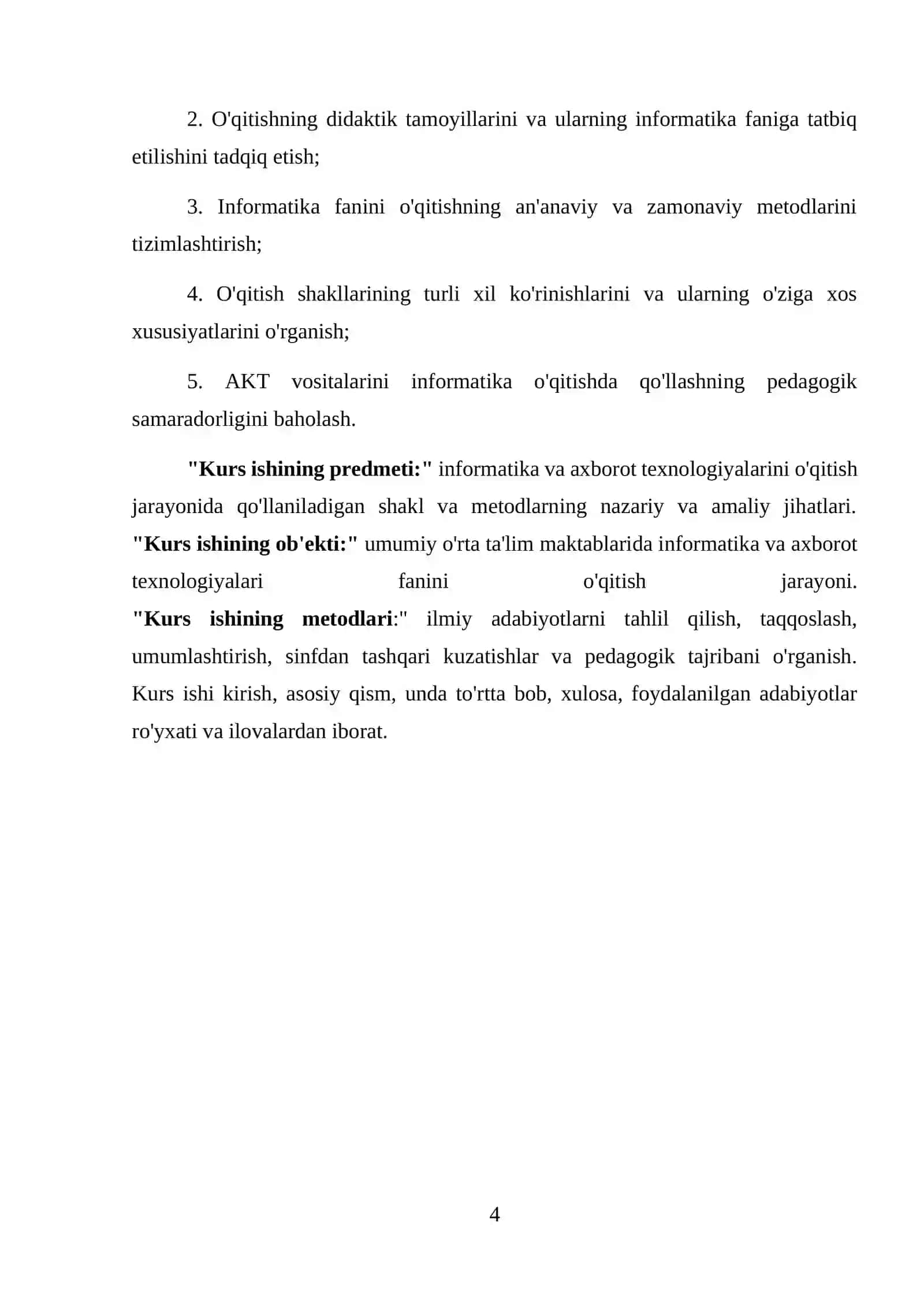 Dasturlash tili mavzusiga doir oʻquvchilar bilimini nazorat qilish va baholashning innovatsion metodlarini loyihalashtirish 4