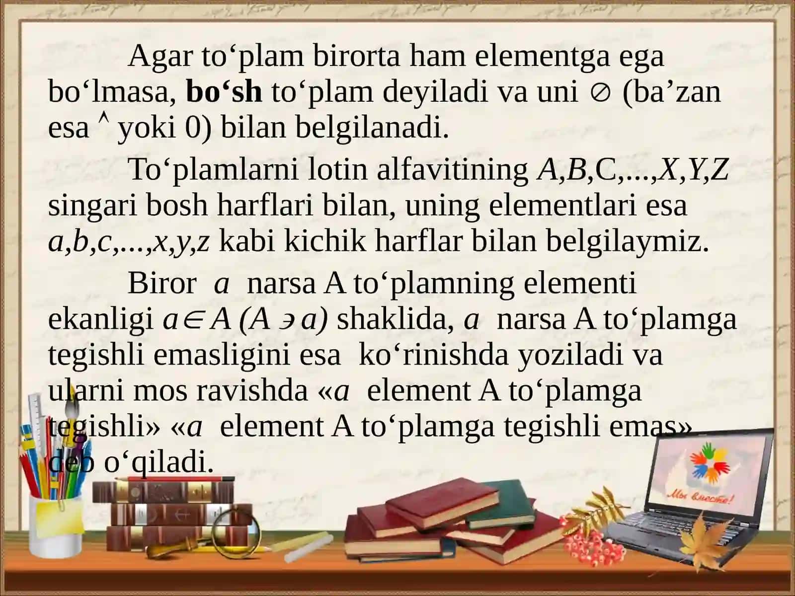 ALGEBRA VA ALGEBRAIK SISTEMALAR 4