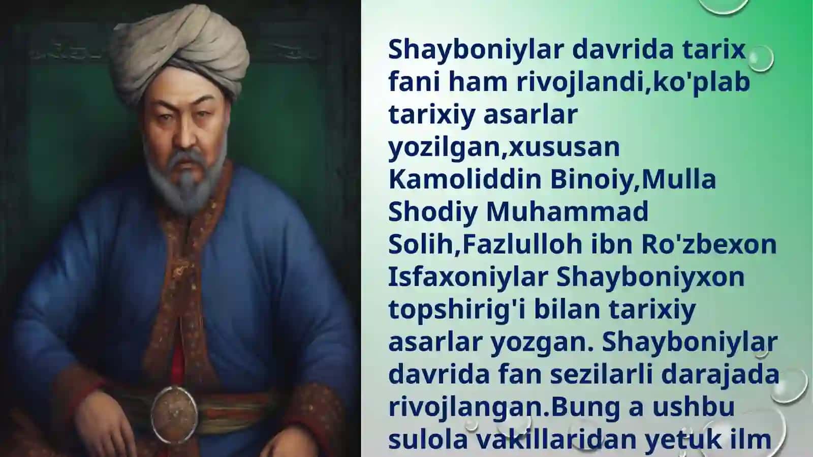 Shayboniylar Davrida Ilm Fan 4