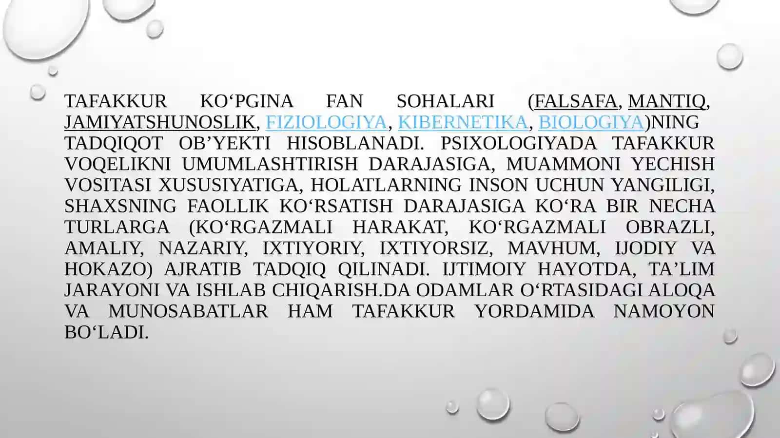 Tafakkur va uning asosiy shakllari. Argumentatsiya - tanqidiy fikrlash asosi sifatida 4