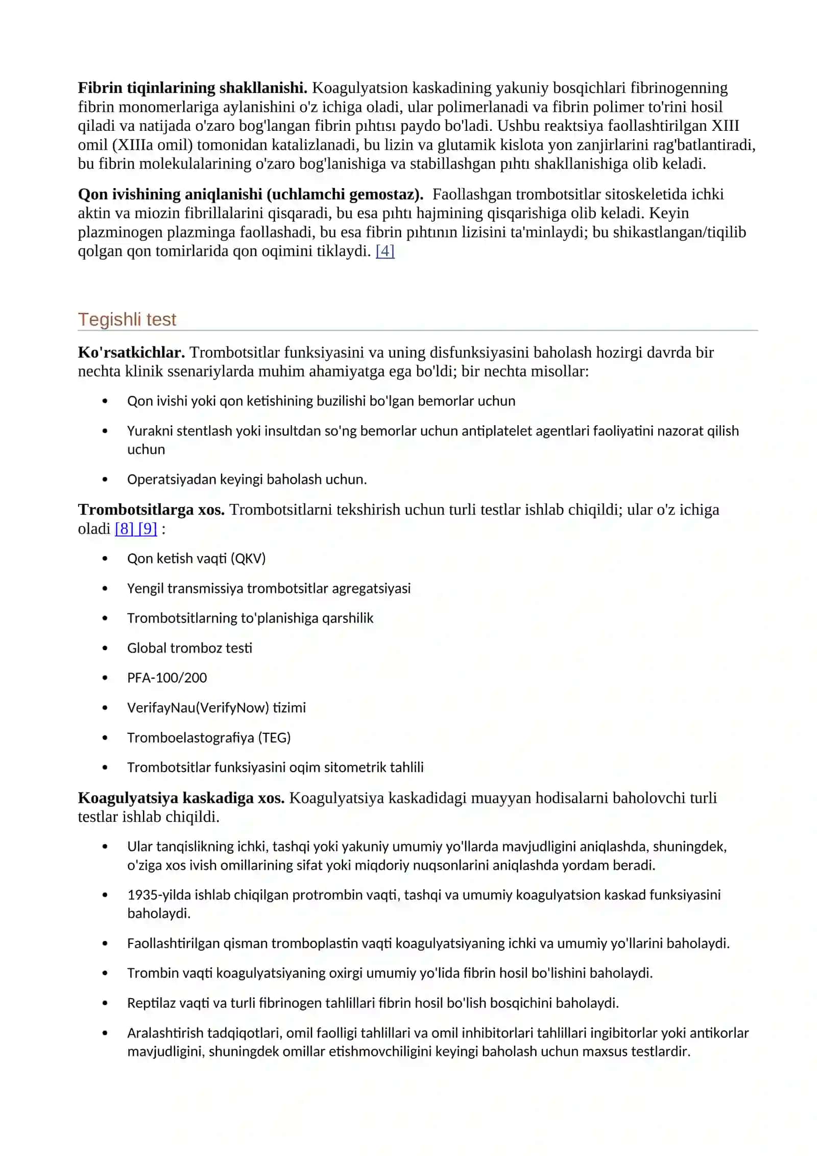 Gemostaz 4
