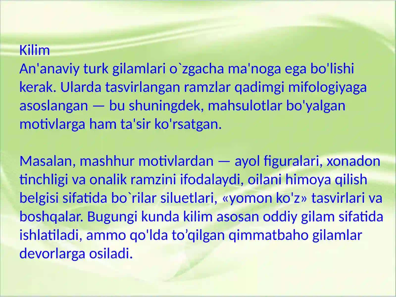 Turkiya xalqining milliy urf-odatlari an'analari, kiyim- kechaklari,bayramlari 4