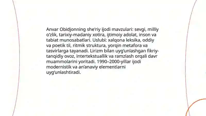 Anvar Obidjon asarlari 4