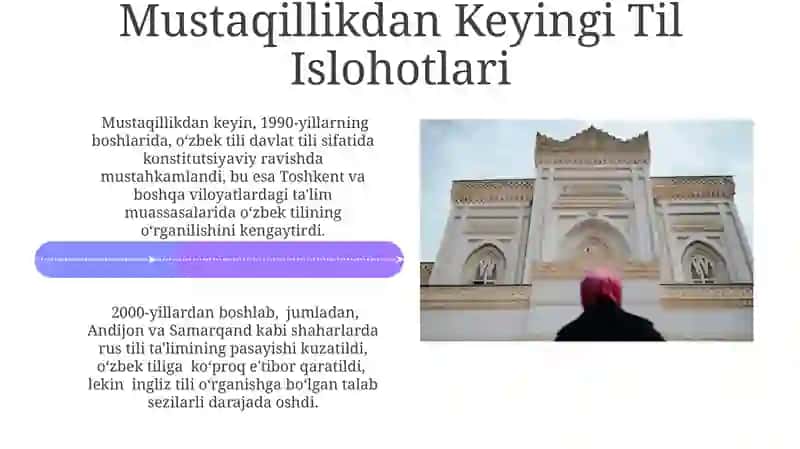Zamonaviy O'zbekiston Til Siyosatining Asosiy Yo'nalishlari 4