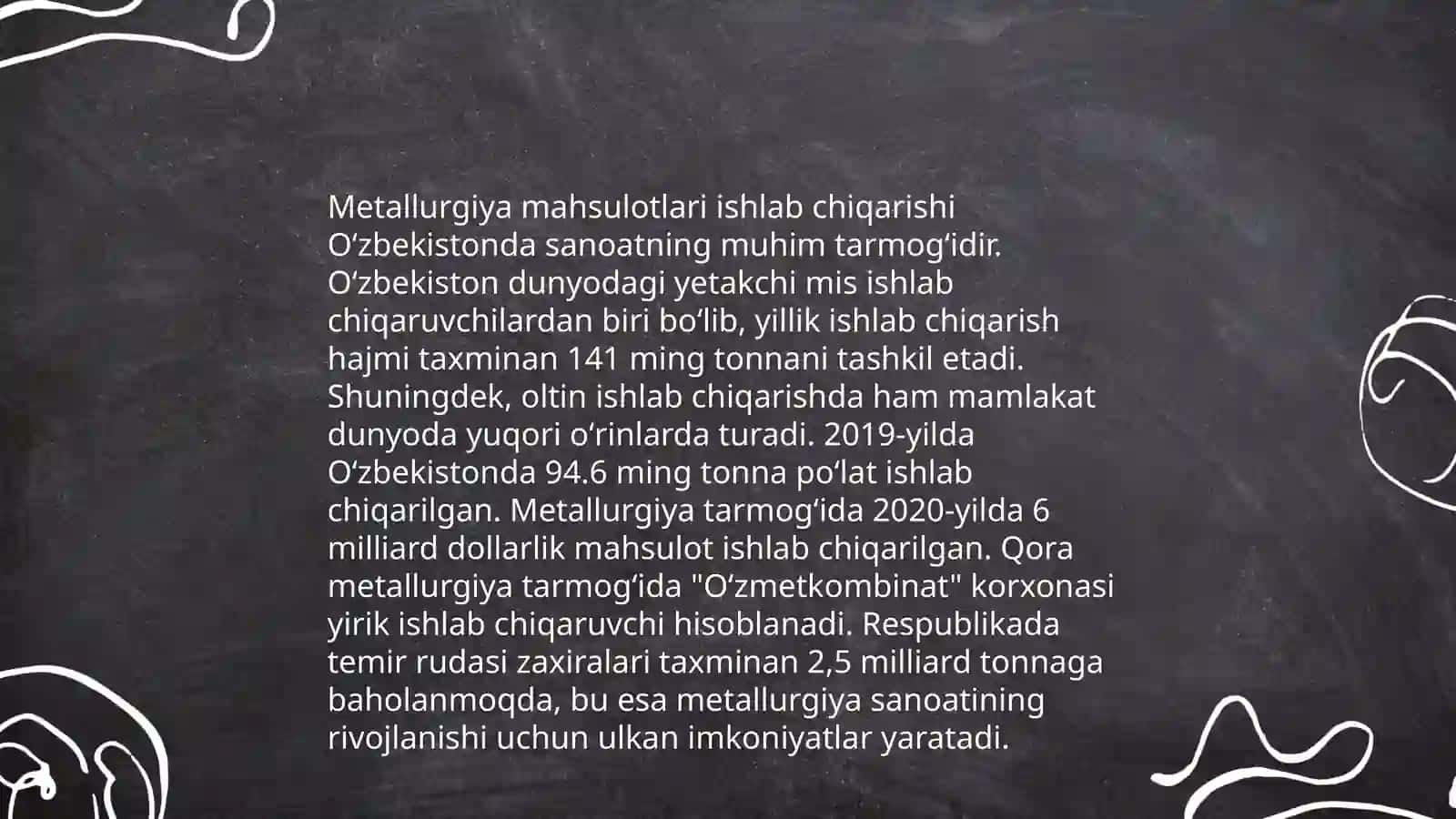 Sanoat mahsulotlari ishlab chiqarish hajmini oʻrganib tahlil qilish 4
