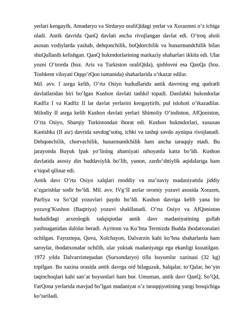 Markaziy Osiyoda qadimgi davr davlatchiligi 4