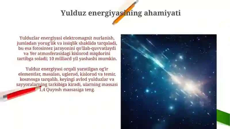 Yulduzlar energiyasi 4