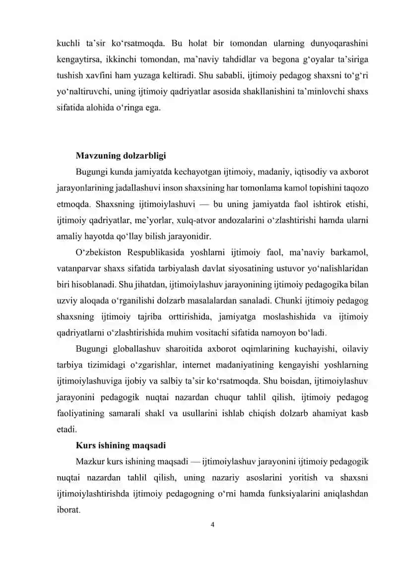 Ijtimoiylashuv-ijtimoiy pedagogik jarayon 4
