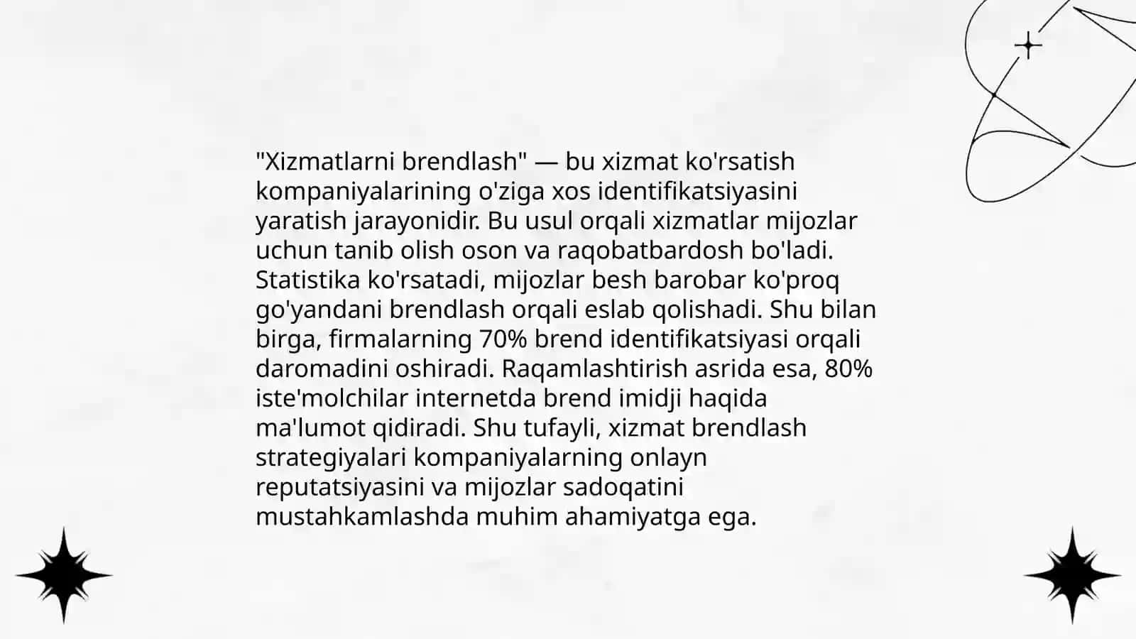 Xizmatlar marketingi strategiyalari 4