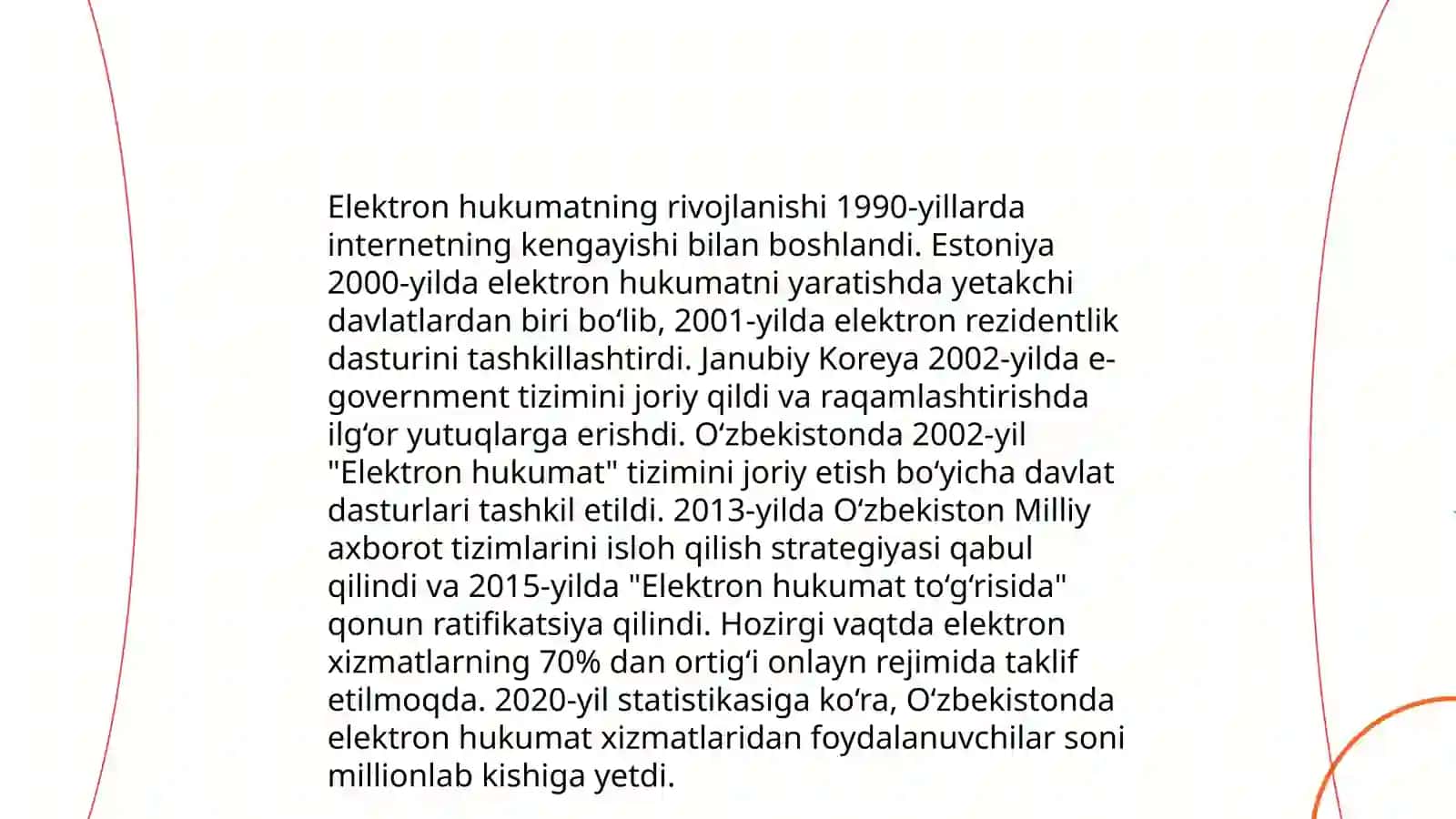 Elektron hukumat tushunchasi va vazifalari 4