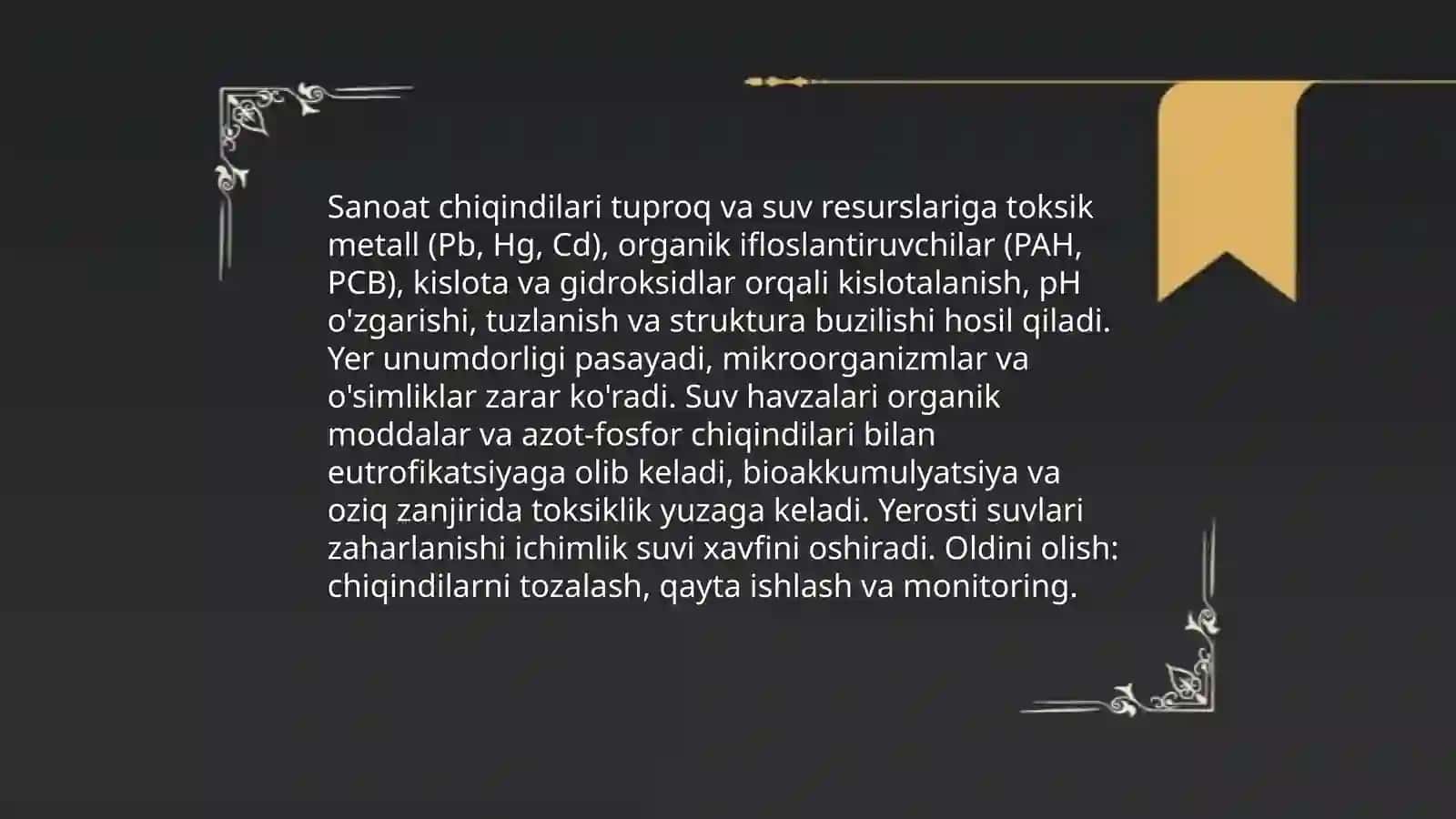 Inson faoliyatining tabiatga ta’siri va tabiatning javobi 4