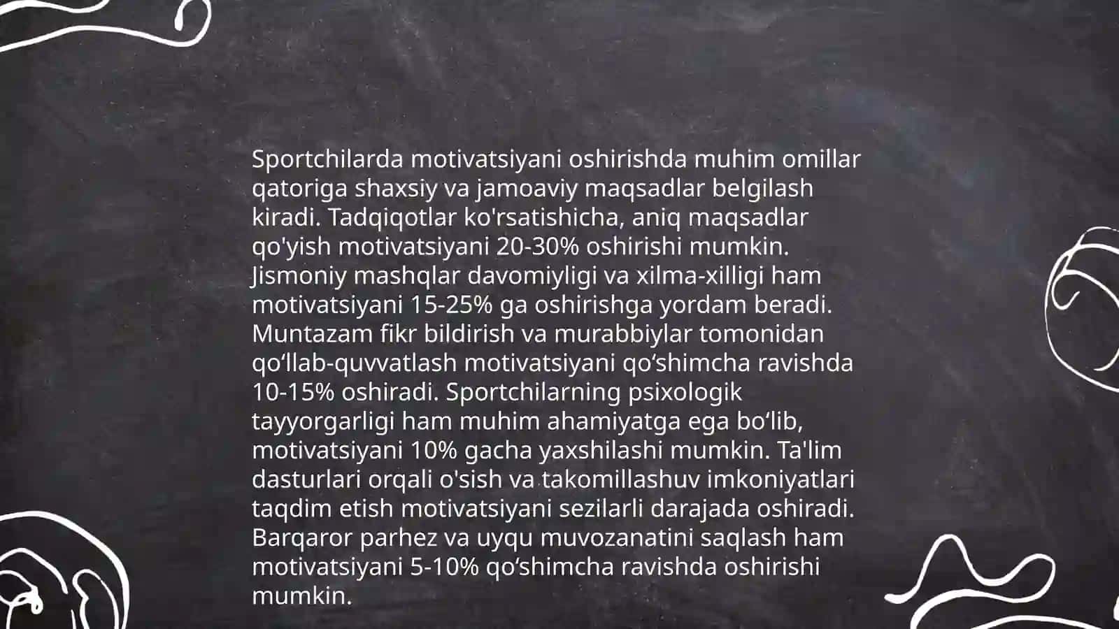 Sport psixoʻlogiyasining spoʻrtdagi roʻli 4