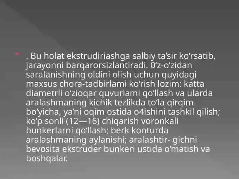 Omuxta yem sifatini baxolashda asosiy ko’rsatkichlarni aniqlash 4