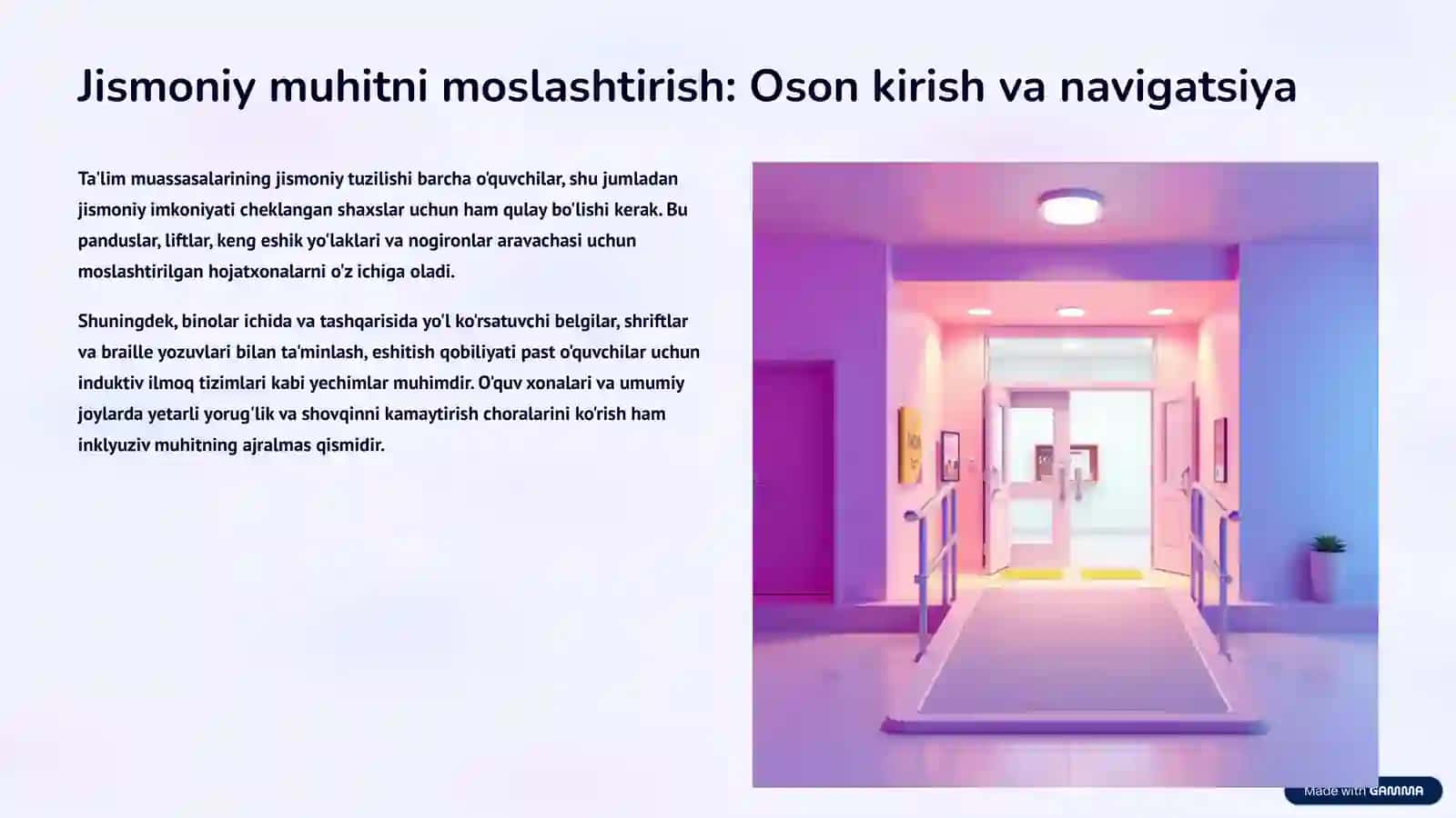 Ta'limiy tashkilotlarda inklyuziv muhitni loyihalash 4