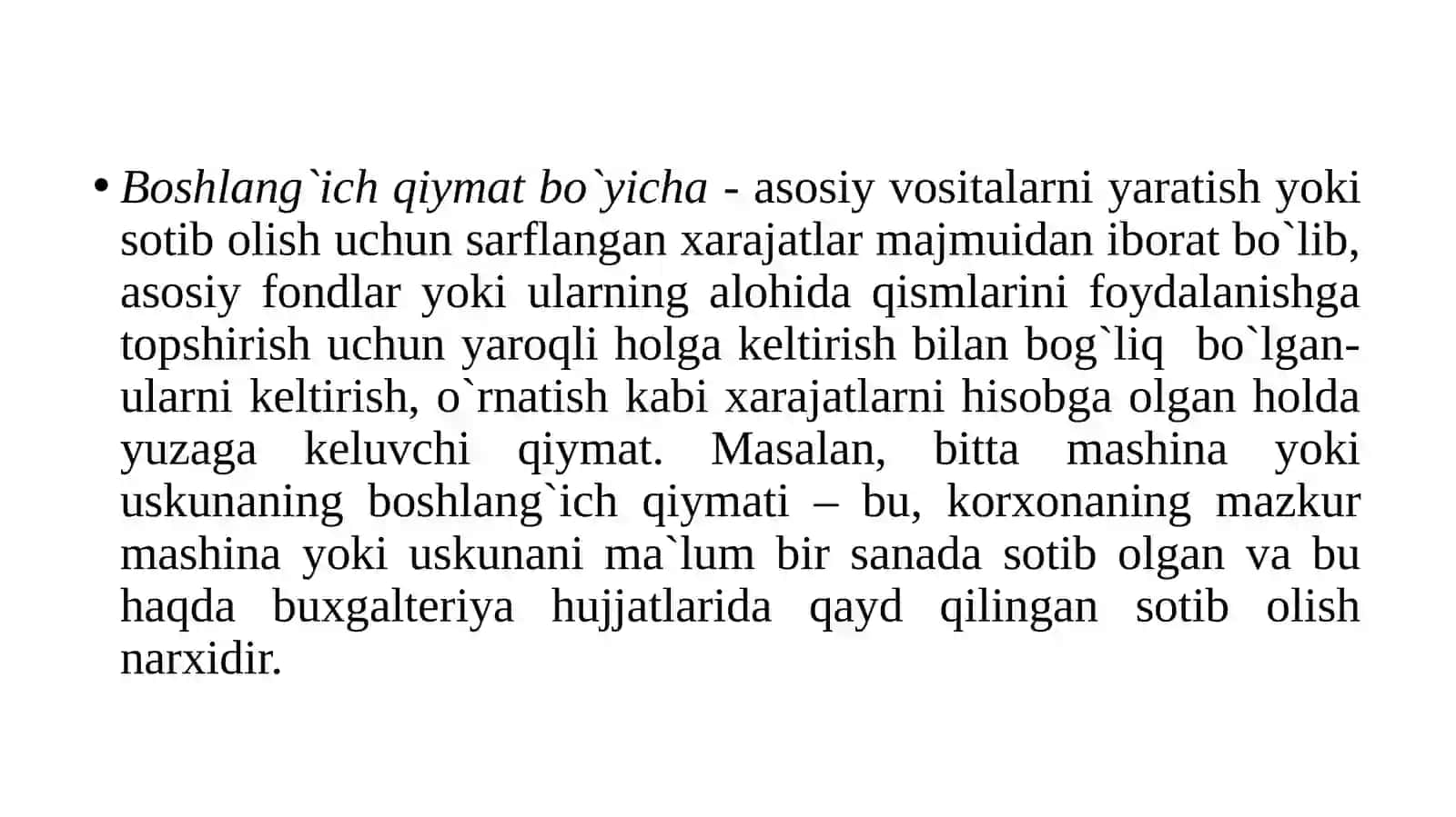 Korxonaning asosiy fondlari 4
