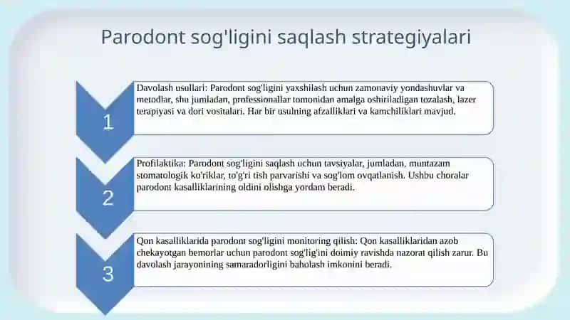 Qon kasalliklarida parodontdagi o'zgarishlar 4