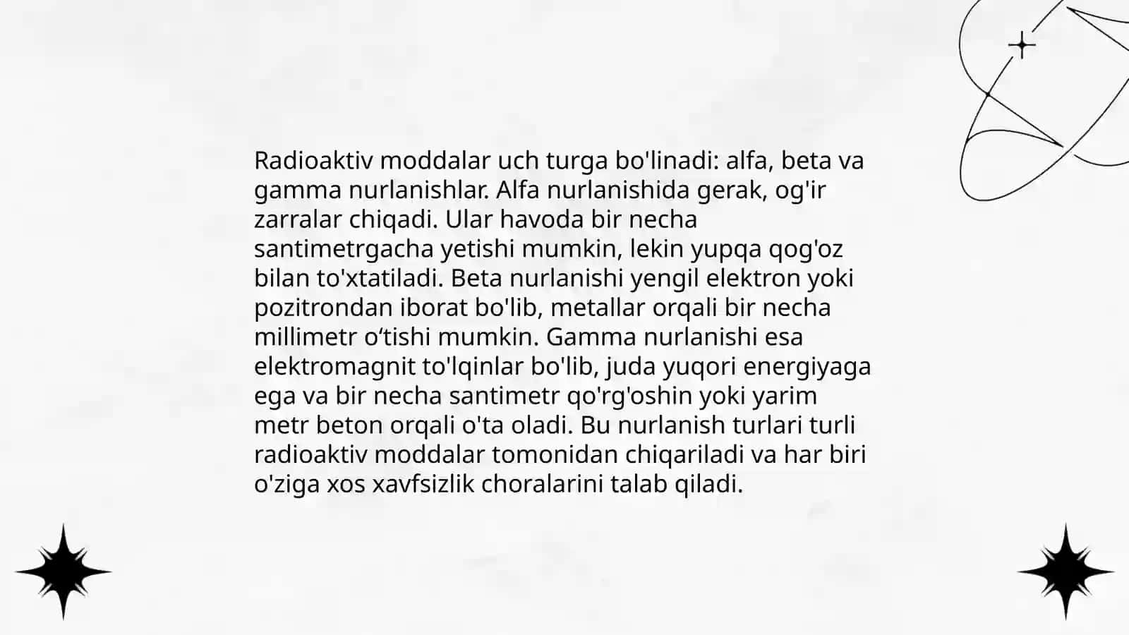 Radioaktiv ifloslanishlar tavsifi 4