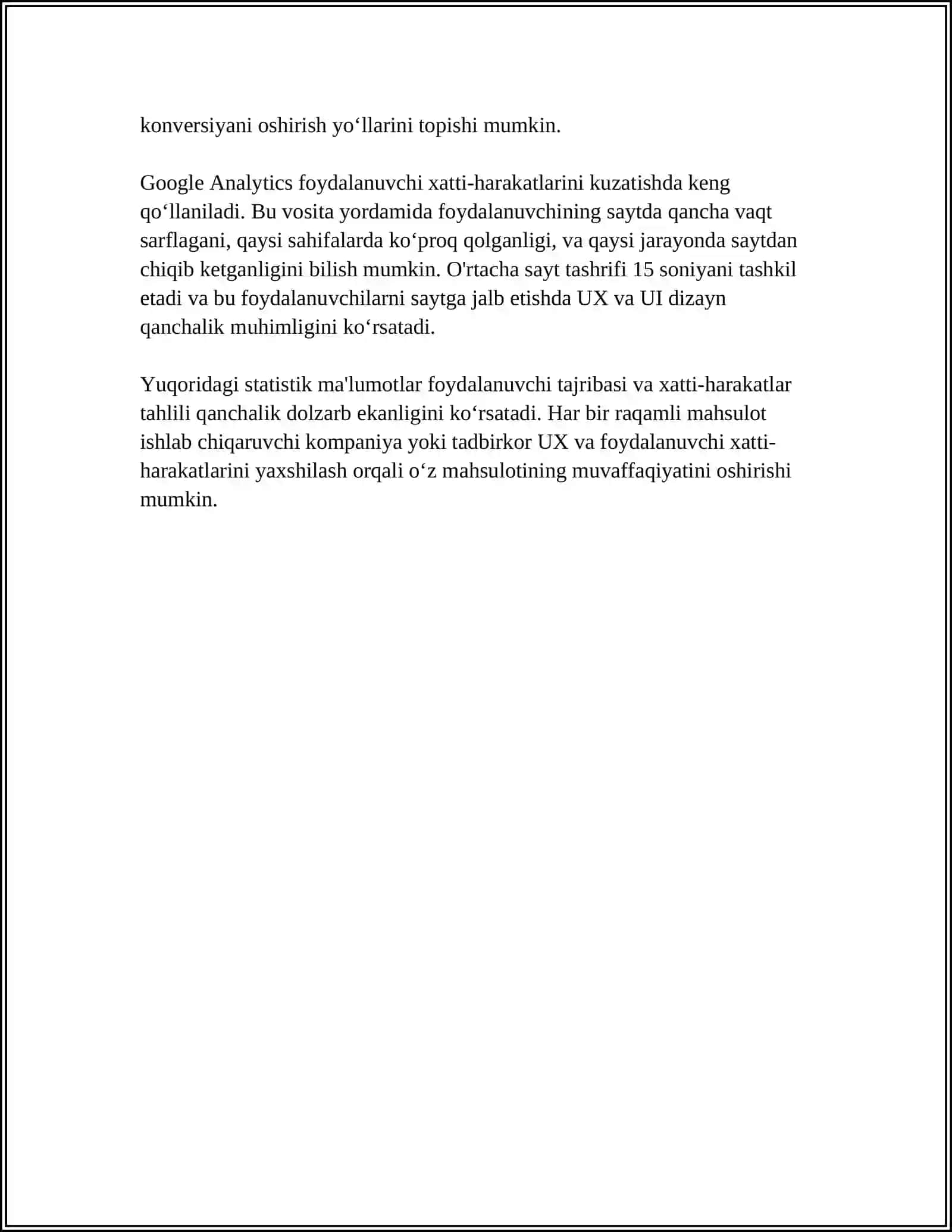 TARMOQDA FOYDALANUVCHI XATTI-HARAKATLARINING TAHLILI 4