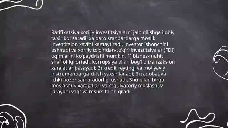 Korrupsiyaga qarshi kurash bo'yicha xalqaro qonunlar va qarorlarning O'zbekistonda ratifikatsiya qilishning ahamiyati 4