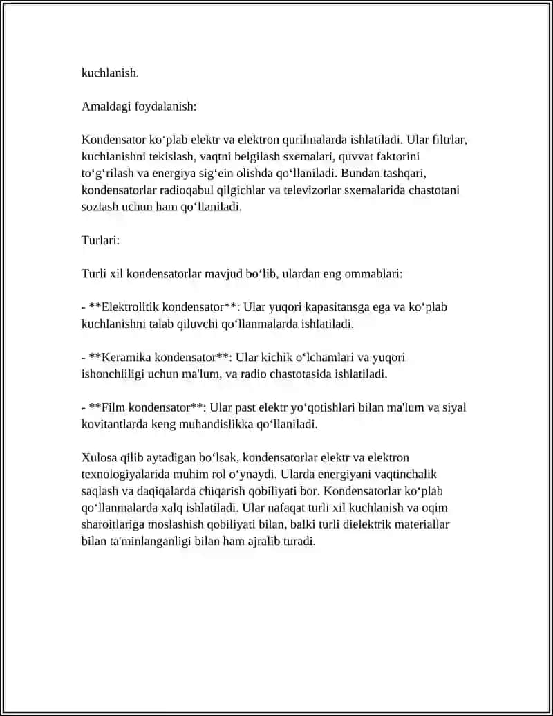 KONDENSATORLAR 4