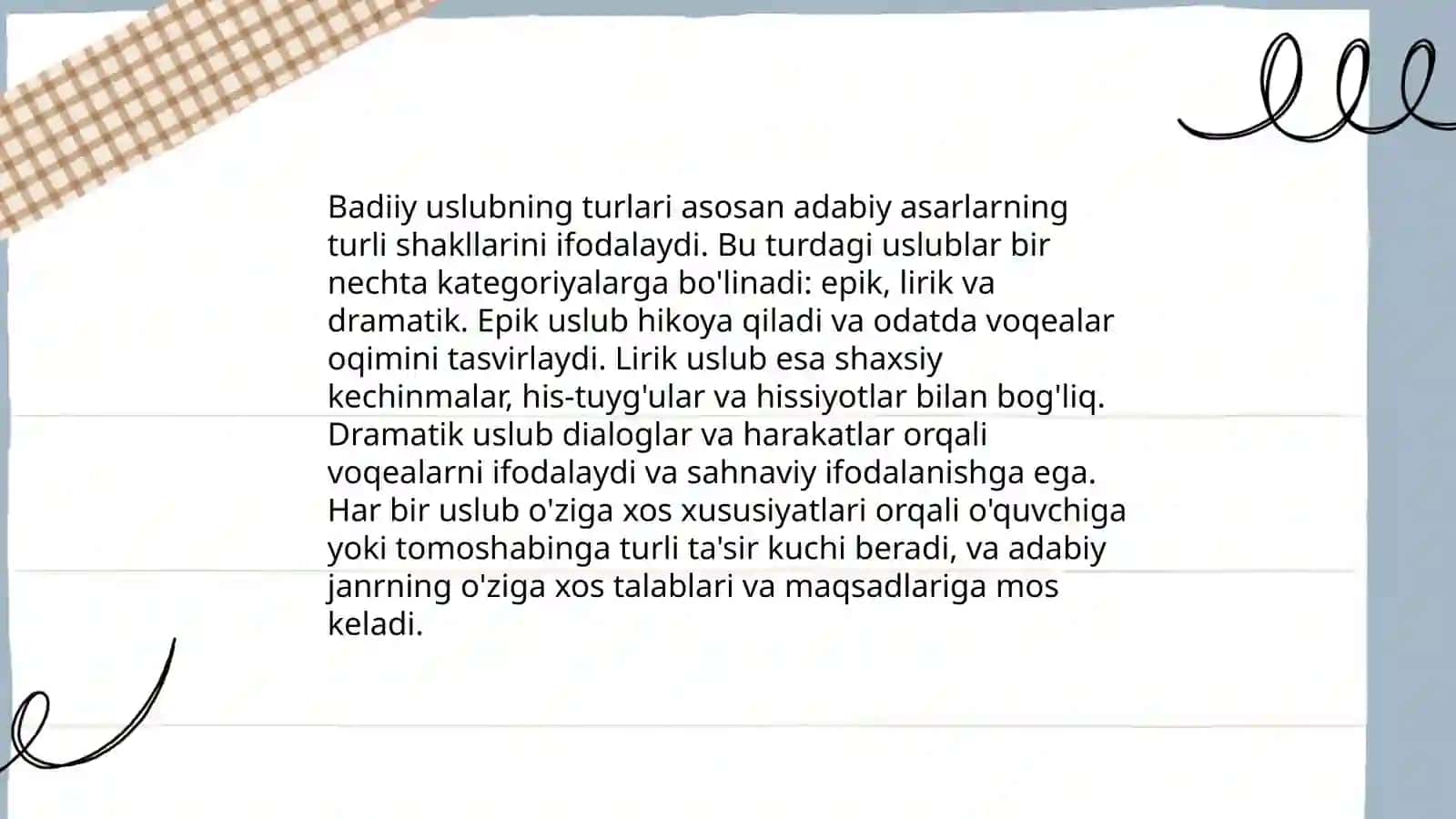 Badiiy uslub va uning xususiyatlari 4