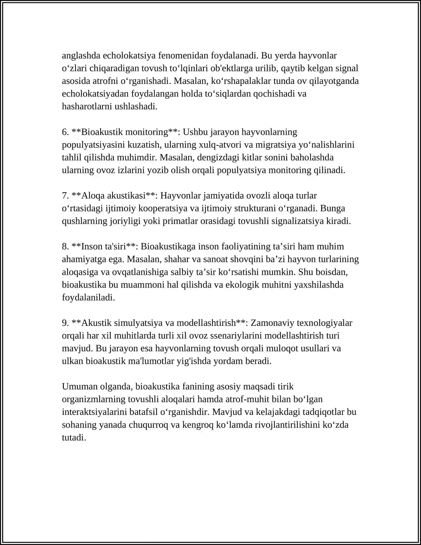 BIOAKUSTIKA ASOSLARI 4